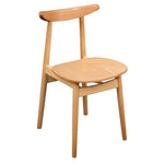 Chaises en bois courbé Fameg Cowhorn hêtre naturel (lot de 2) — CW007