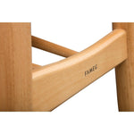 Chaises en bois courbé Fameg Cowhorn hêtre naturel (lot de 2) — CW007
