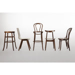 Chaises en bois courbé Fameg Cowhorn noyer naturel (lot de 2) — CW008