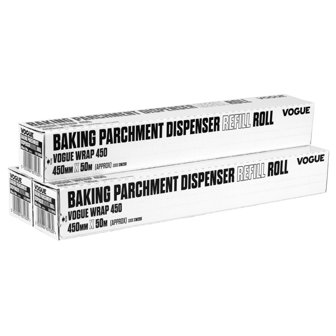 Rouleaux de papier cuisson pour distributeur Wrap450 Vogue (lot de 3) — CW205