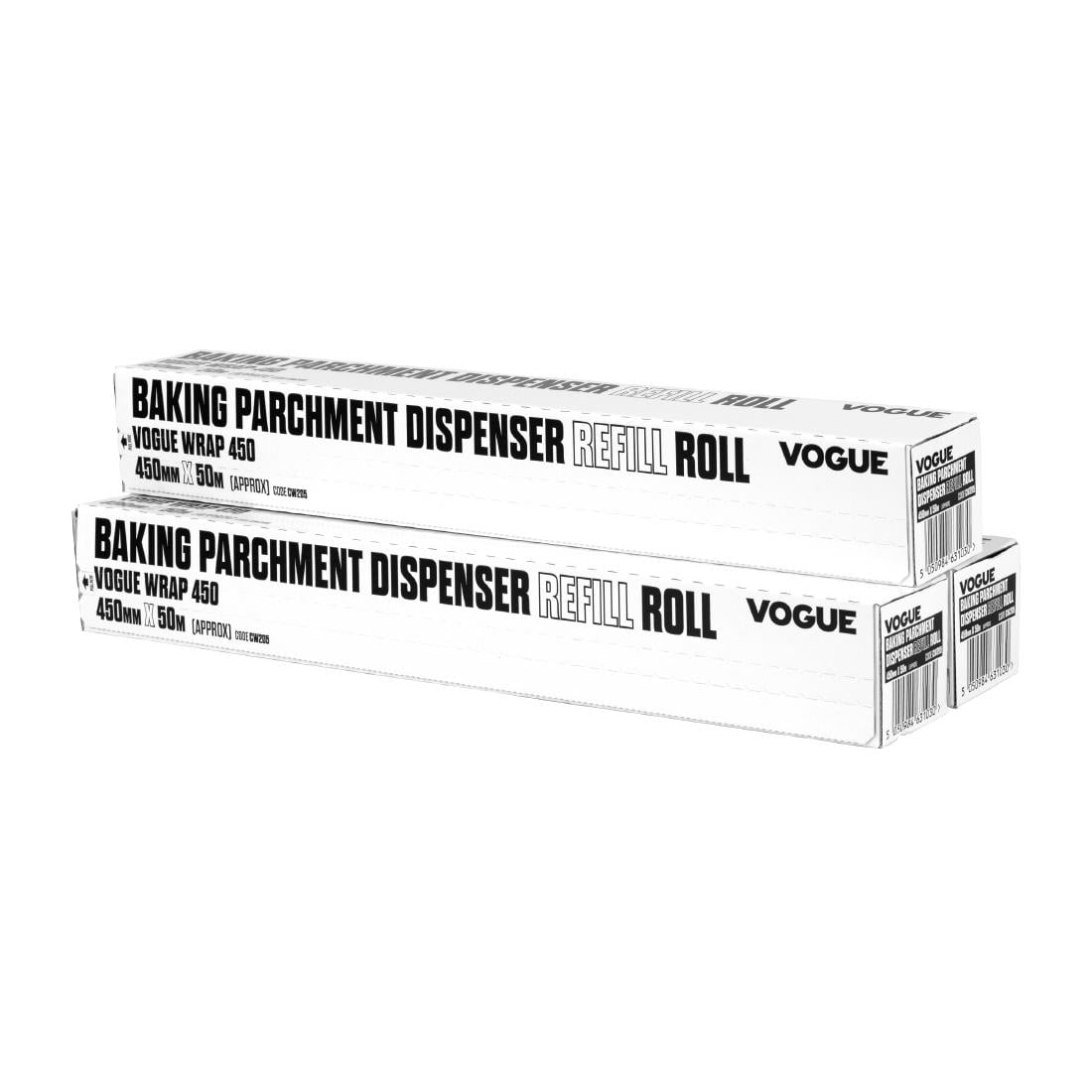 Rouleaux de papier cuisson pour distributeur Wrap450 Vogue (lot de 3) — CW205