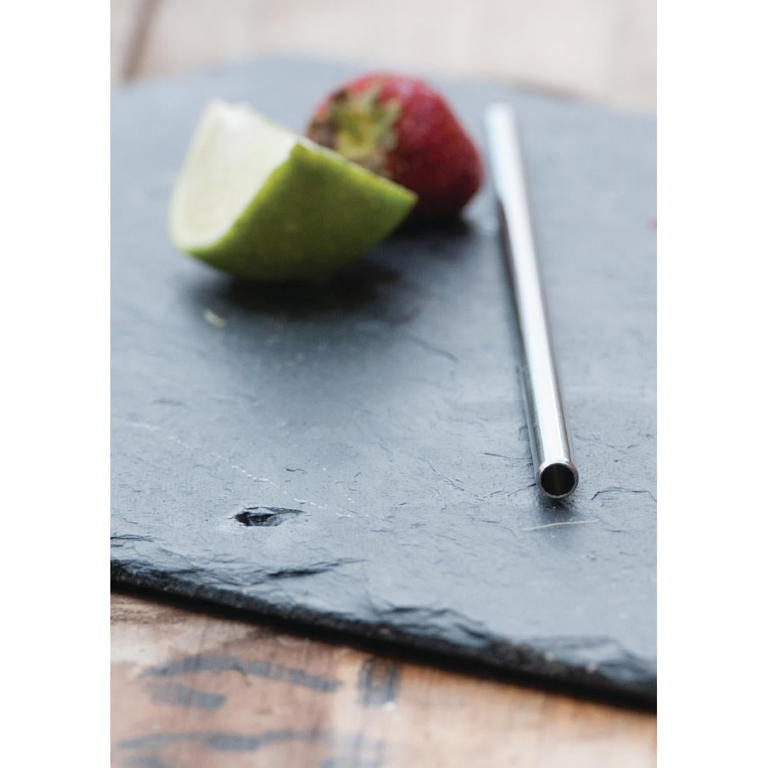 Pailles en inox Beaumont 215mm (lot de 25) — CW490
