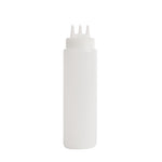 Bouteille souple transparente 3 embouts Vogue 681ml — CW725