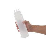 Bouteille souple transparente 3 embouts Vogue 681ml — CW725