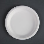 Assiettes en bagasse compostables Fiesta Compostable 17,9 cm (lot de 50) — CW905