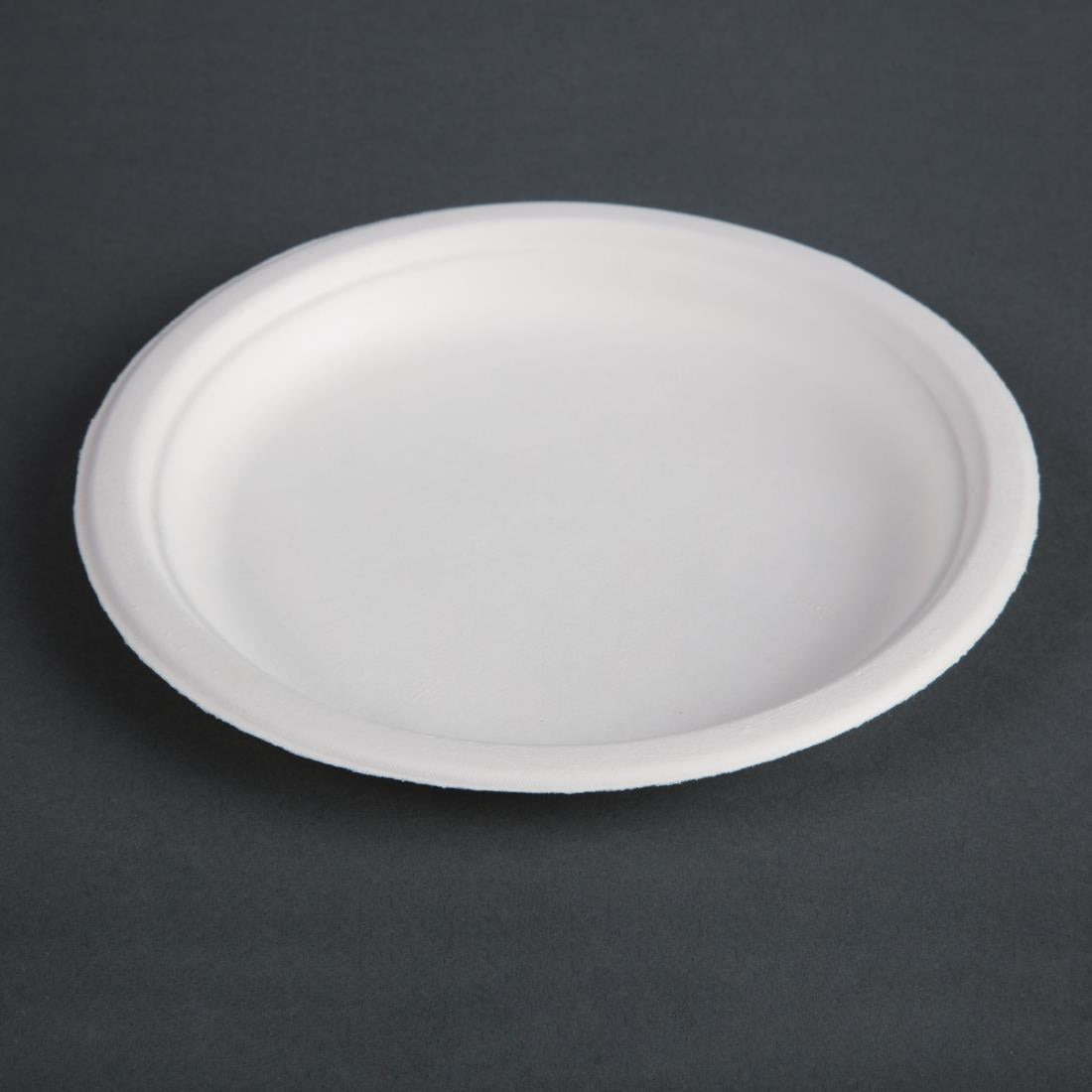 Assiettes en bagasse compostables Fiesta Compostable 17,9 cm (lot de 50) — CW905