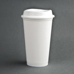 Gobelets à café réutilisables avec couvercles en polypropylène Olympia (lot de 25) — CW929