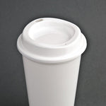 Gobelets à café réutilisables avec couvercles en polypropylène Olympia (lot de 25) — CW929