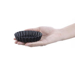 Moule à tartelette cannelé antiadhésif avec fond amovible Vogue 10 cm (lot de 3) — CW991