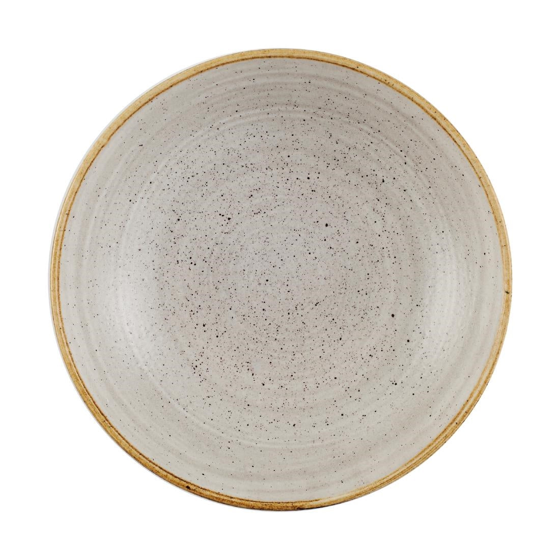 Assiettes coupes rondes Churchill Stonecast Raw Grey 184mm (lot de 12) — CX650