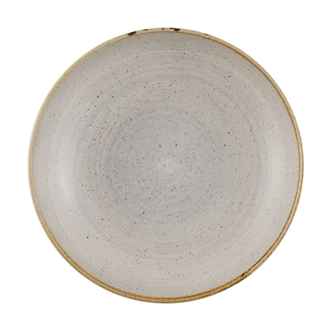 Assiettes coupes rondes Churchill Stonecast Raw Evolve Grey 248mm (lot de 12) — CX651