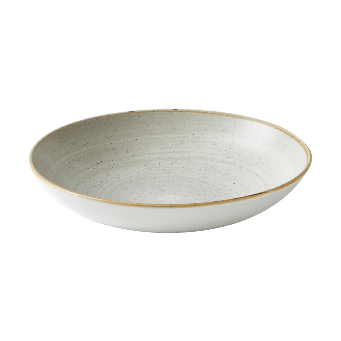 Assiettes coupes rondes Churchill Stonecast Raw Evolve Grey 248mm (lot de 12) — CX651