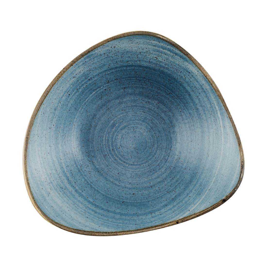 Bols triangulaires Churchill Stonecast Raw Lotus Teal 178mm (lot de 12) — CX666
