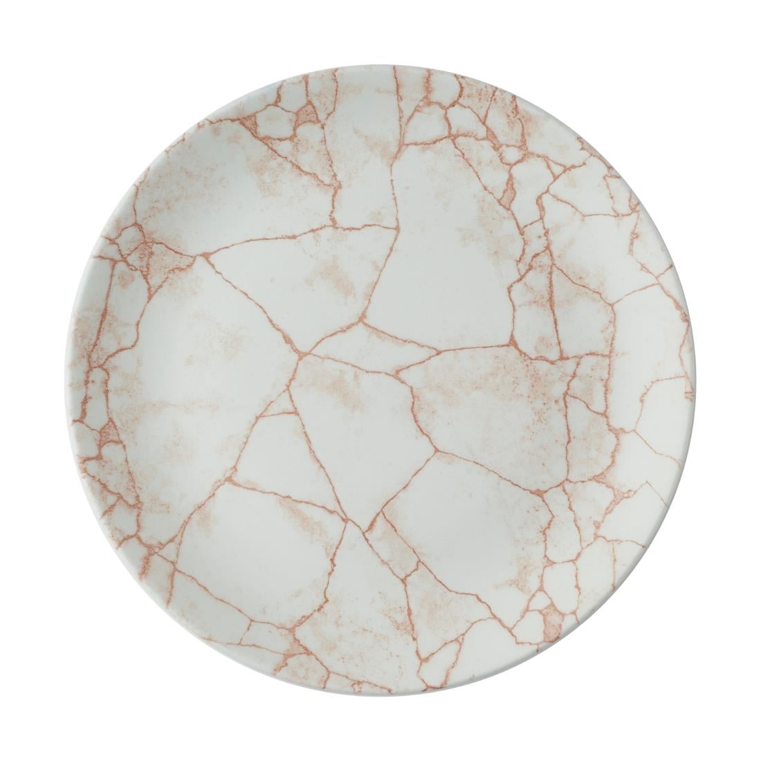 Assiettes rondes Churchill Studio Prints Kintsugi Evolve Coral 260mm (lot de 12) — CX678