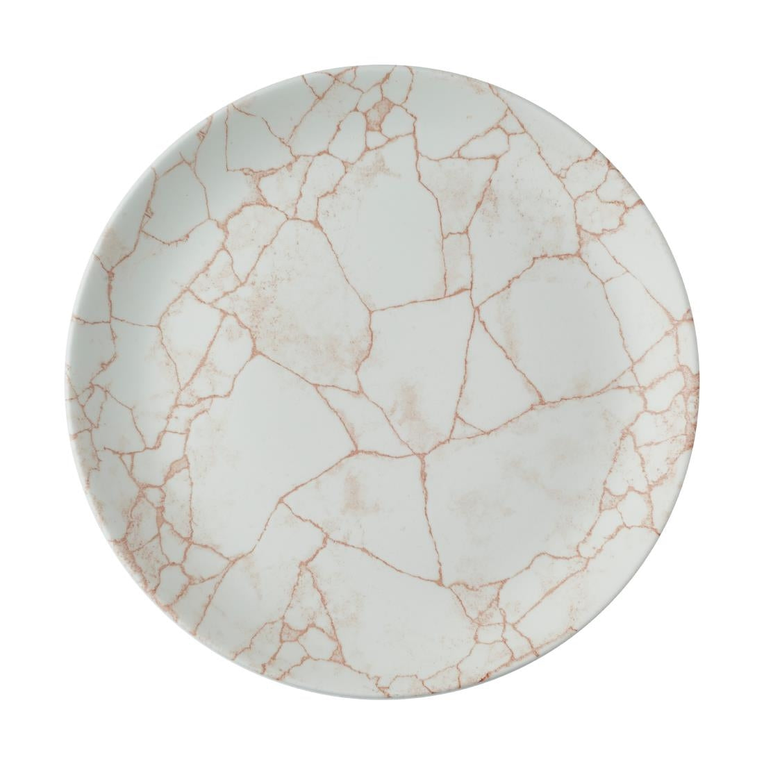 Assiettes rondes Churchill Studio Prints Kintsugi Evolve Coral 285mm (lot de 12) — CX679