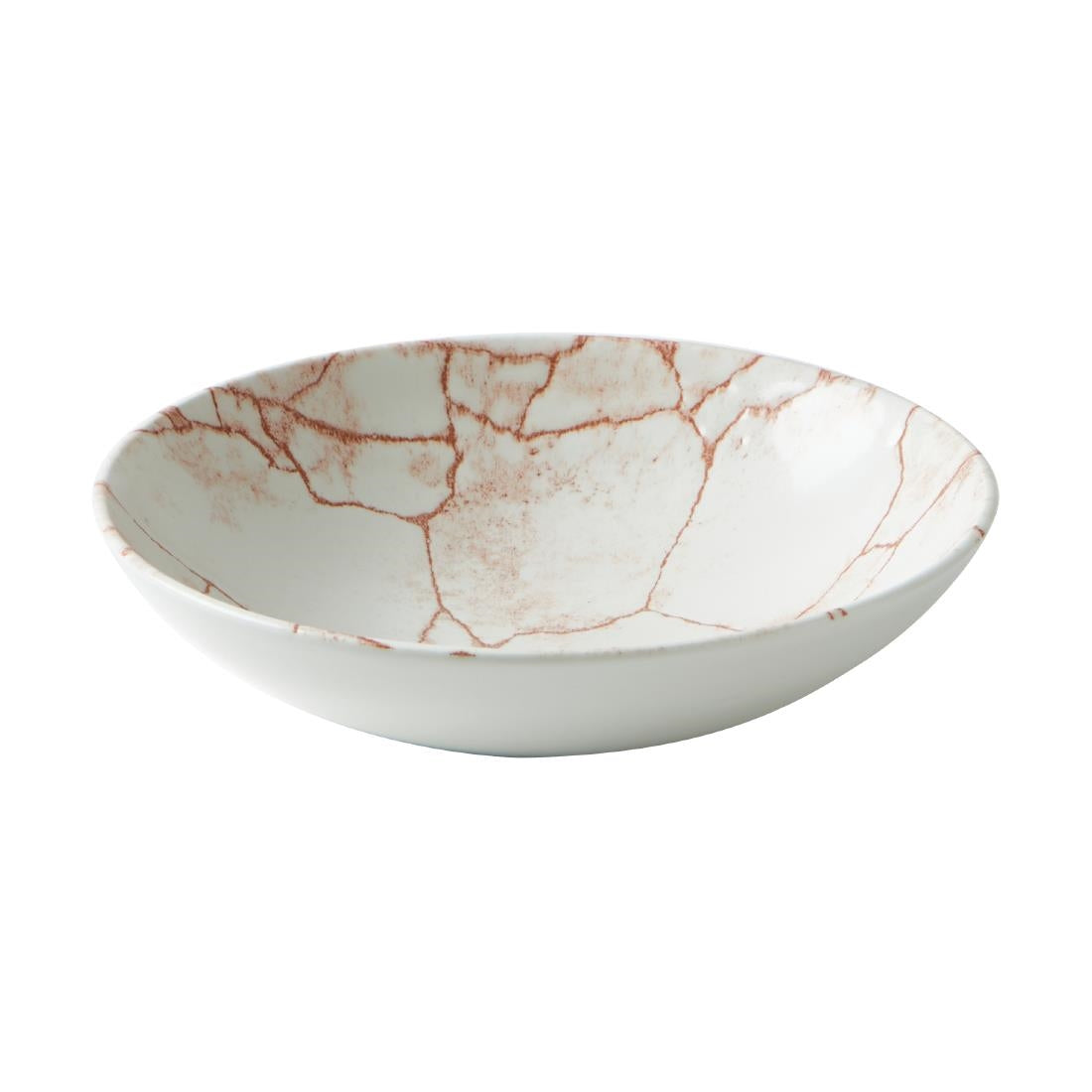 Assiettes coupes rondes Churchill Studio Prints Kintsugi Evolve Coral 184mm (lot de 12) — CX680