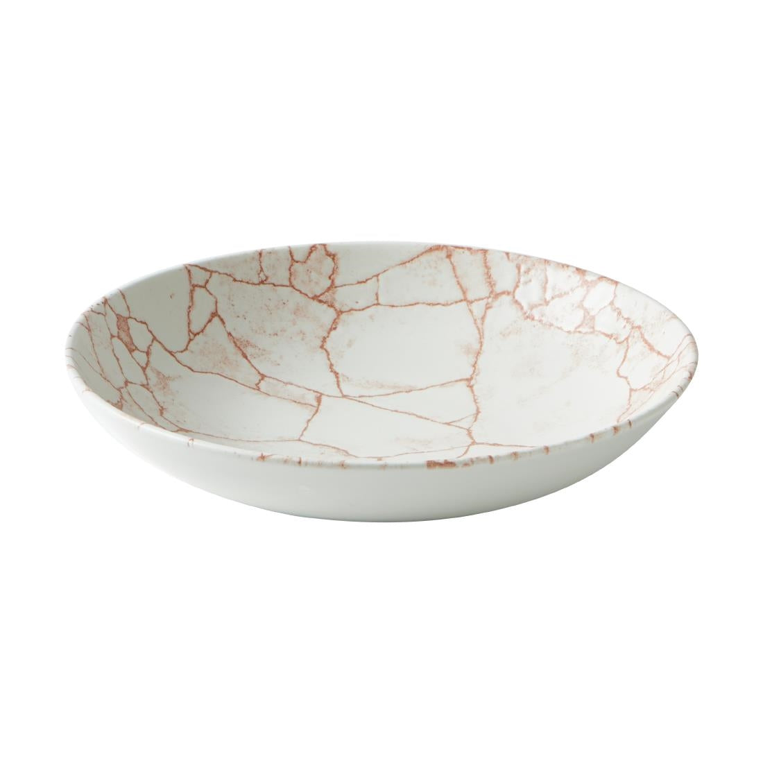 Assiettes coupes rondes Churchill Studio Prints Kintsugi Evolve Coral 248mm (lot de 12) — CX681
