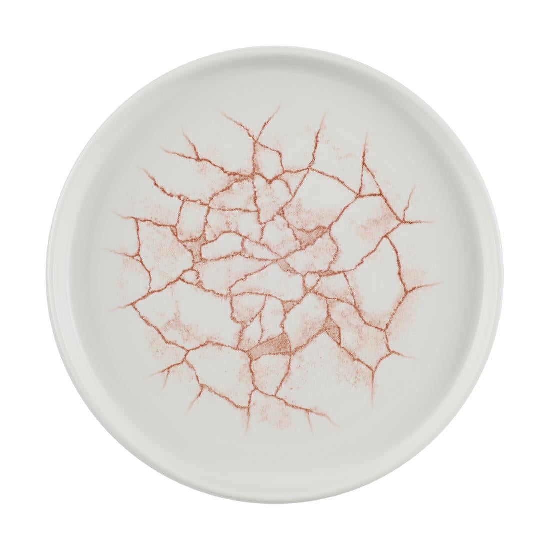 Assiettes avec rebord Churchill Studio Prints Kintsugi Coral 220mm (lot de 6) — CX688