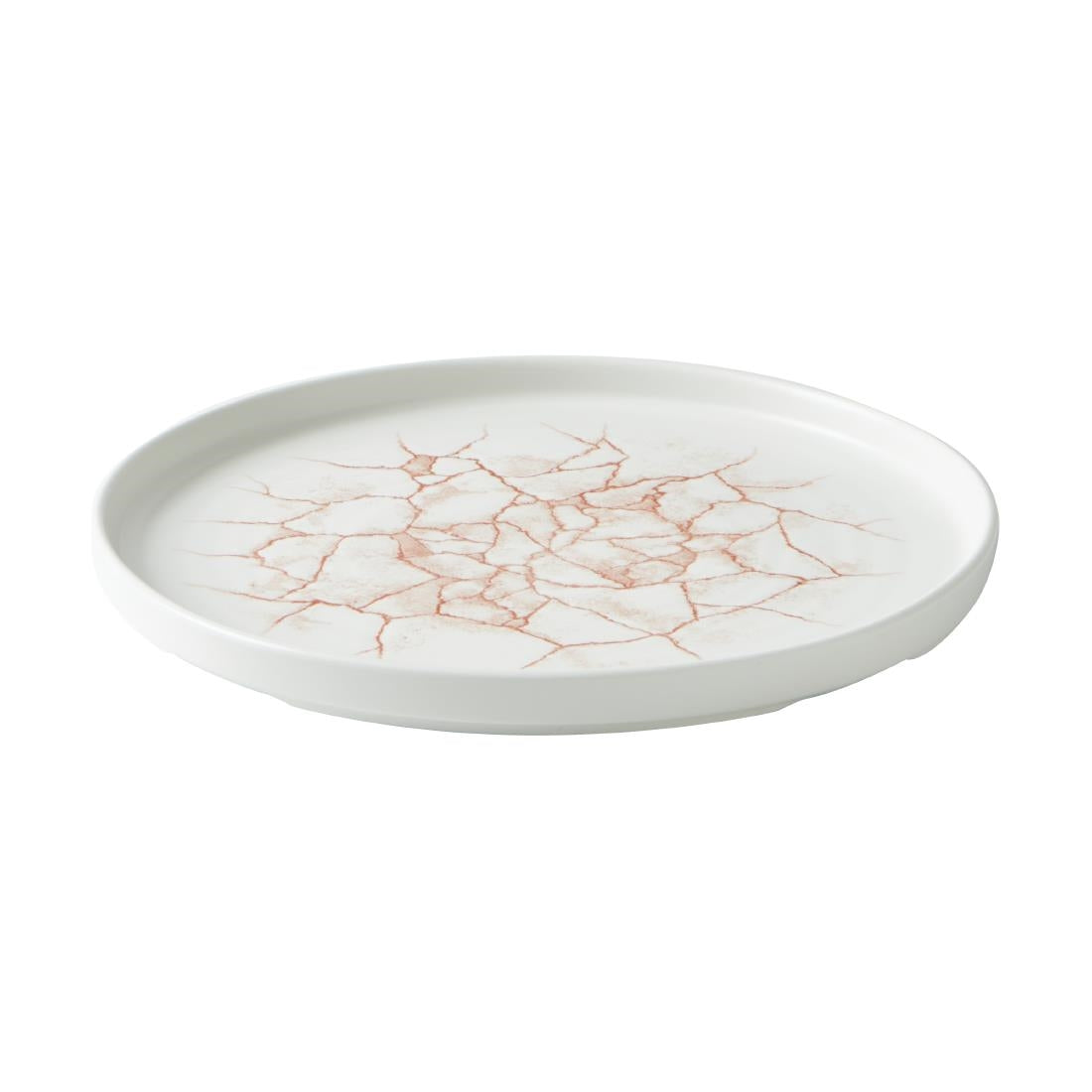 Assiettes avec rebord Churchill Studio Prints Kintsugi Coral 260mm (lot de 6) — CX689