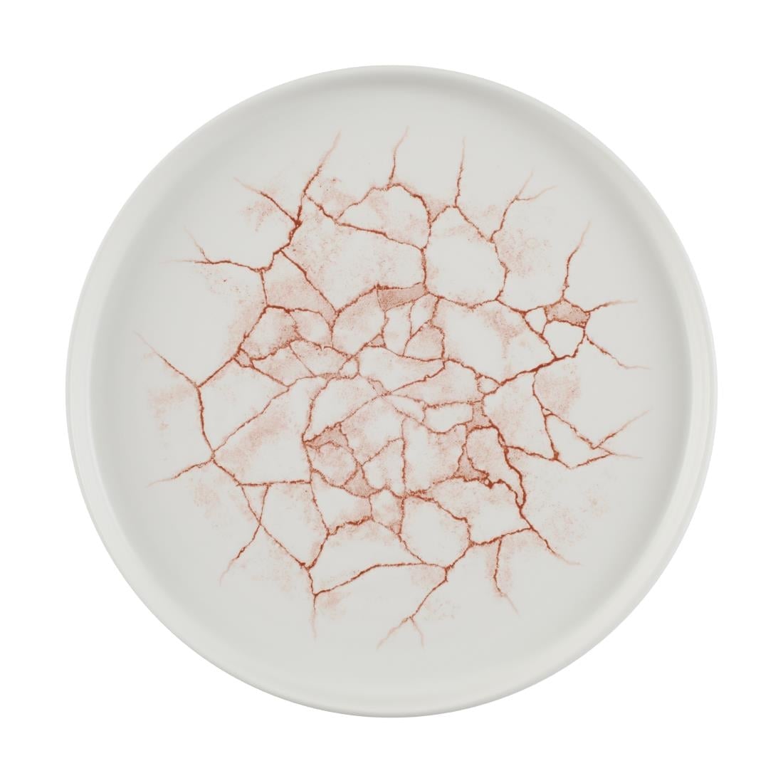 Assiettes avec rebord Churchill Studio Prints Kintsugi Coral 260mm (lot de 6) — CX689