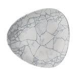 Assiettes triangulaires Churchill Studio Prints Kintsugi Pearl Lotus Grey 254mm (lot de 12) — CX692