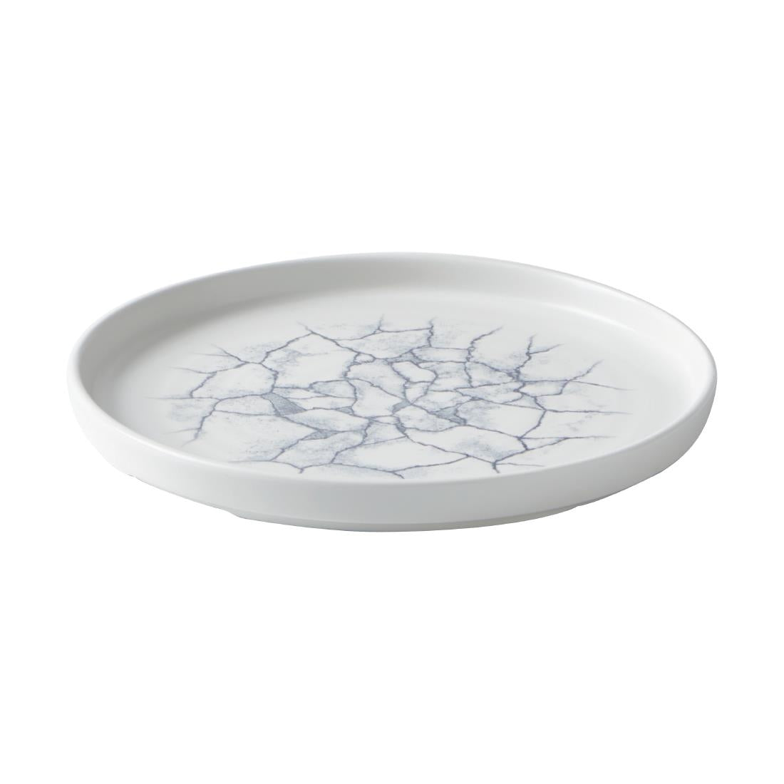 Assiettes avec rebord Churchill Studio Prints Kintsugi Pearl Grey 220mm (lot de 6) — CX697