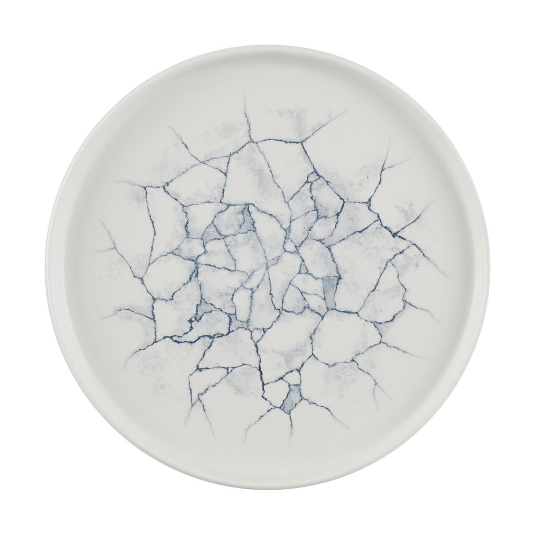 Assiettes avec rebord Churchill Studio Prints Kintsugi Pearl Grey 260mm (Lot de 6) — CX698