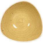 Bols triangulaires Churchill Stonecast Mustard 185mm (Lot de 12) — CY737