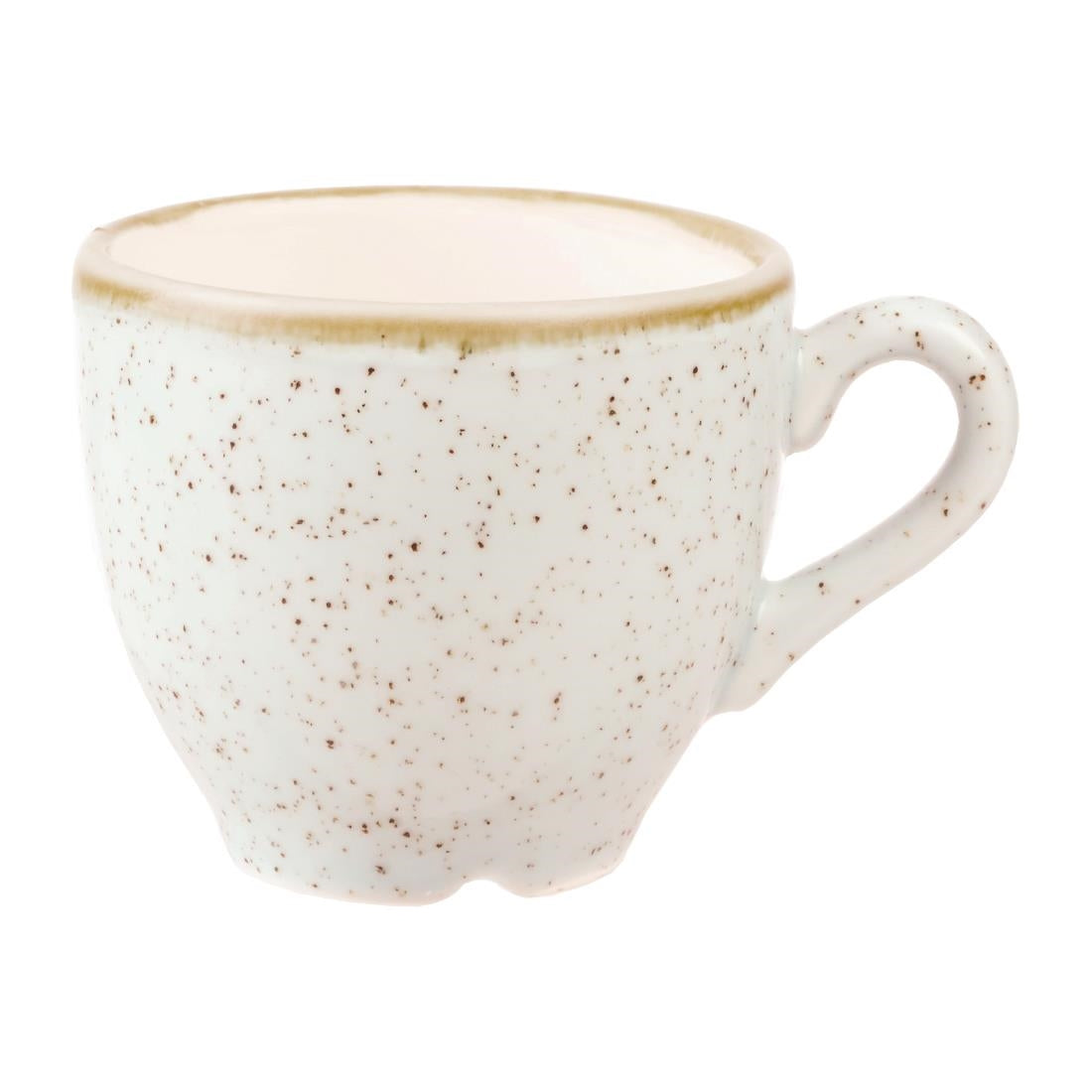 Tasses à espresso Churchill  Stonecast Barley White 100ml (lot de 12) — CY861