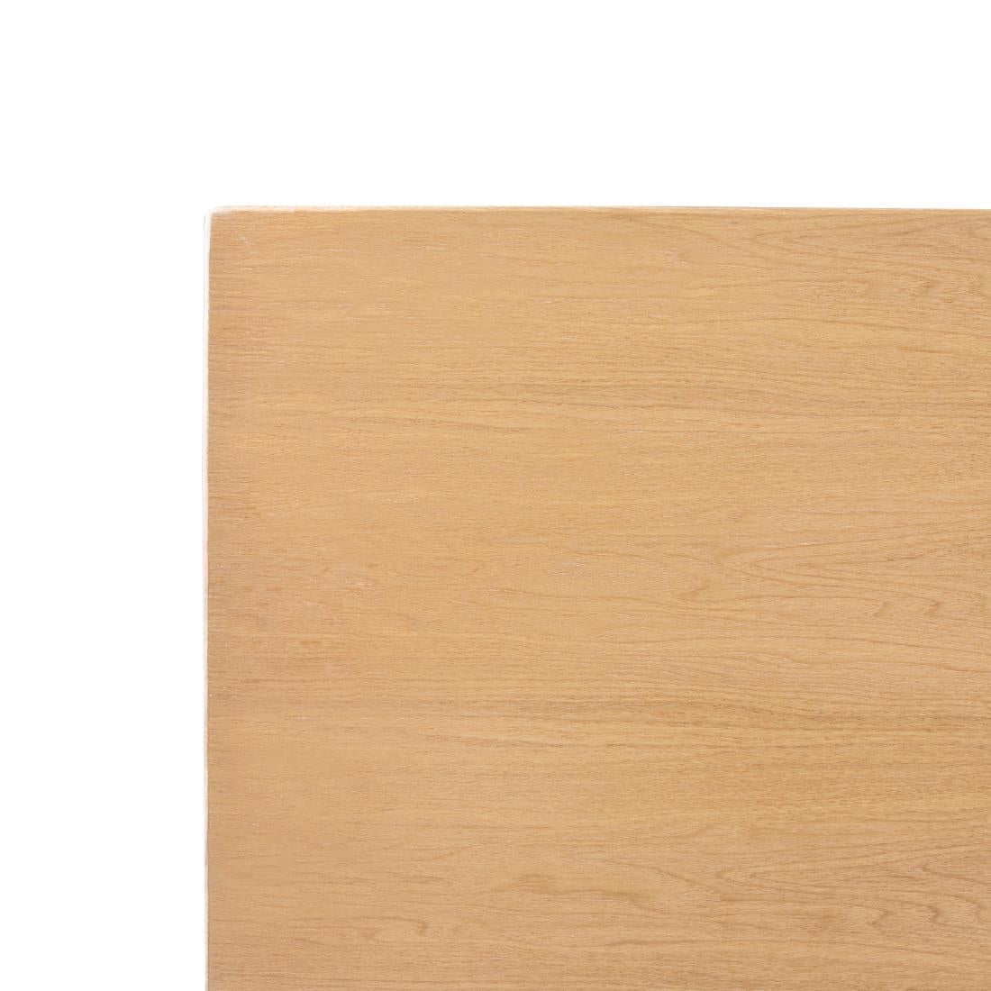 Plateau de table rectangulaire pré-percé coloris frêne naturel Bolero 700 x 1100mm — CY950