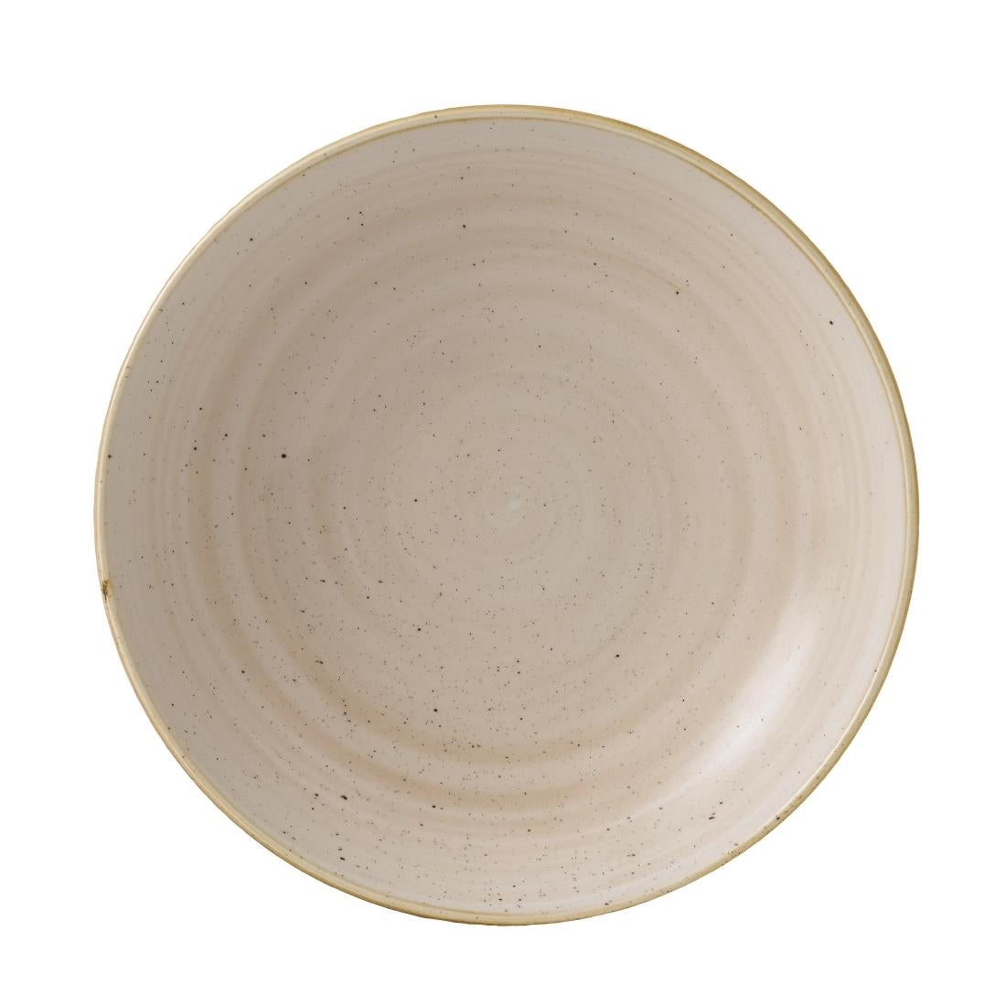 Assiettes coupes rondes Churchill Stonecast Nutmeg 248mm (Lot de 12) — CY961