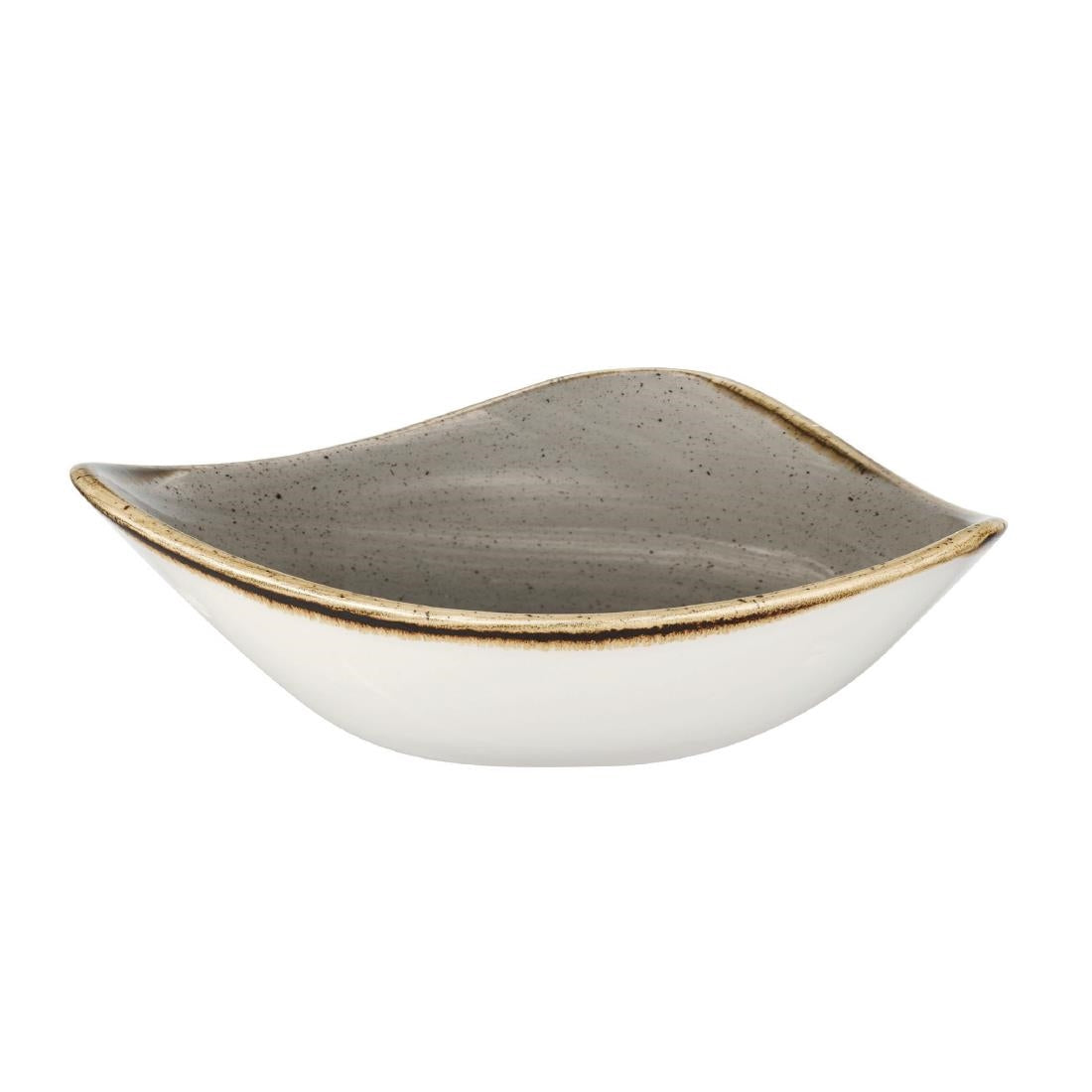 Bols triangulaires Churchill Stonecast Grey 153mm (Lot de 12) — CY963