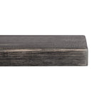 Plateau de table carré pré-percé vintage noir Bolero 700mm — CY969