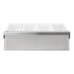 Boîte à compartiments Beaumont en inox 4x568 ml — CZ597