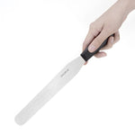 Couteau spatule à lame droite Hygiplas noir 255mm — D406