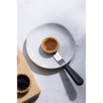 Couteau spatule coudé Hygiplas noir 100mm — D420