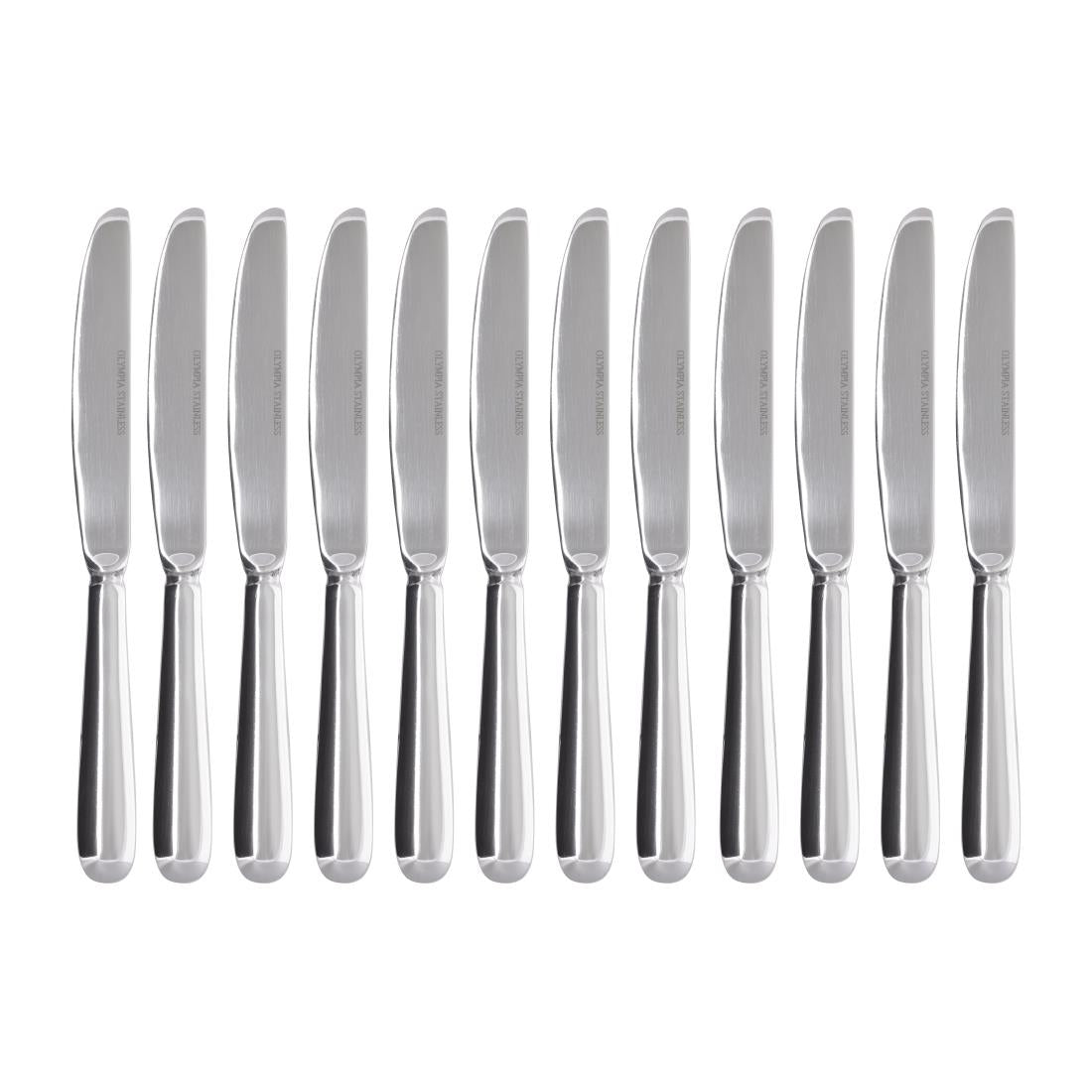 Couteau de table Olympia Baguette (lot de 12) — D595