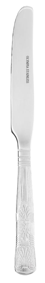 Couteau de table Olympia Kings manche plein (lot de 12) — D682