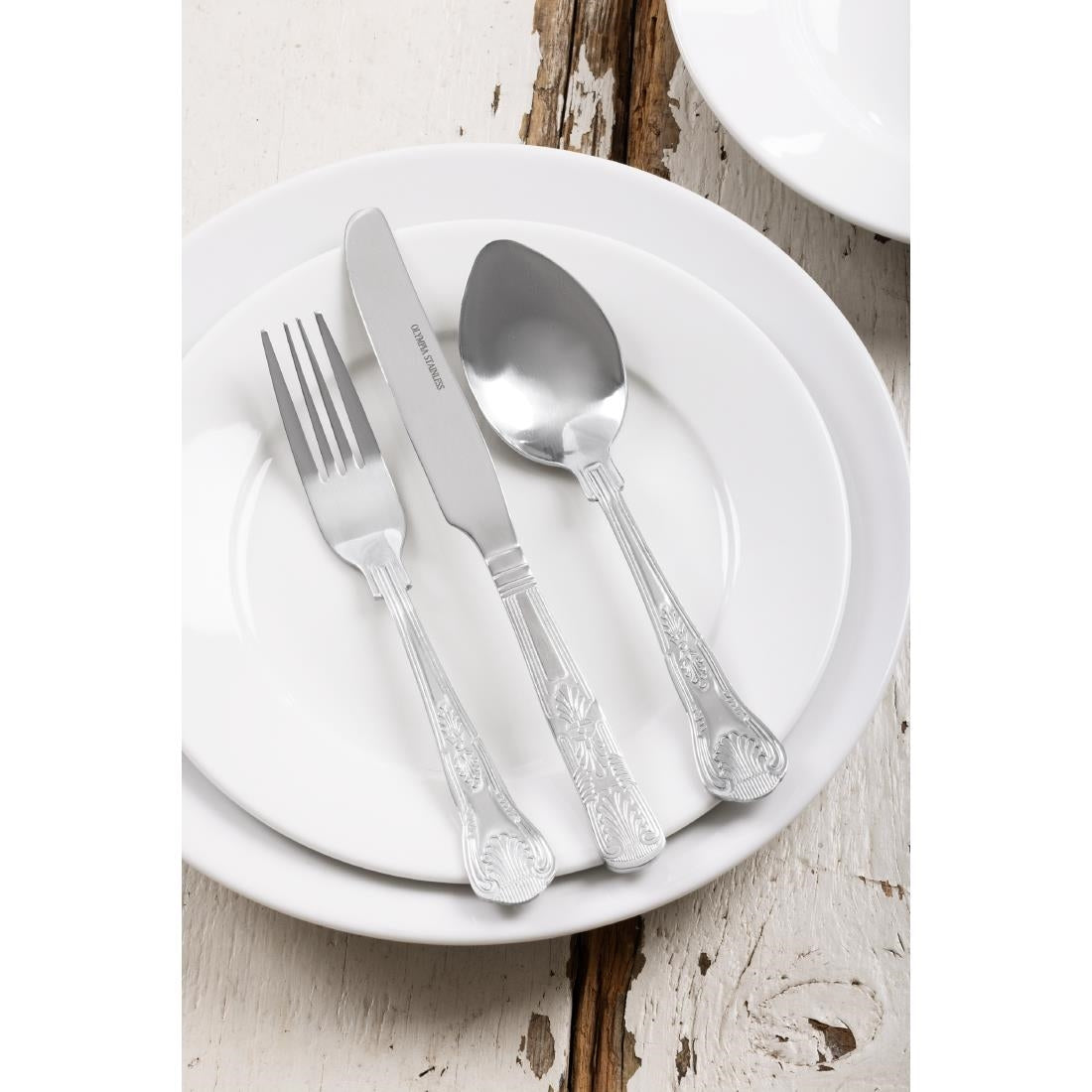 Couteau de table Olympia Kings manche plein (lot de 12) — D682