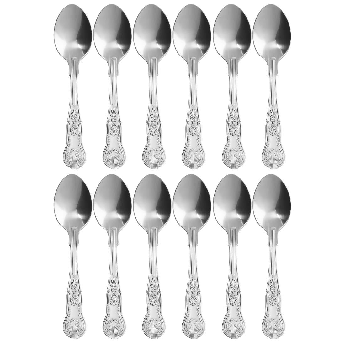 Cuillère à thé Olympia Kings (lot de 12) — D689