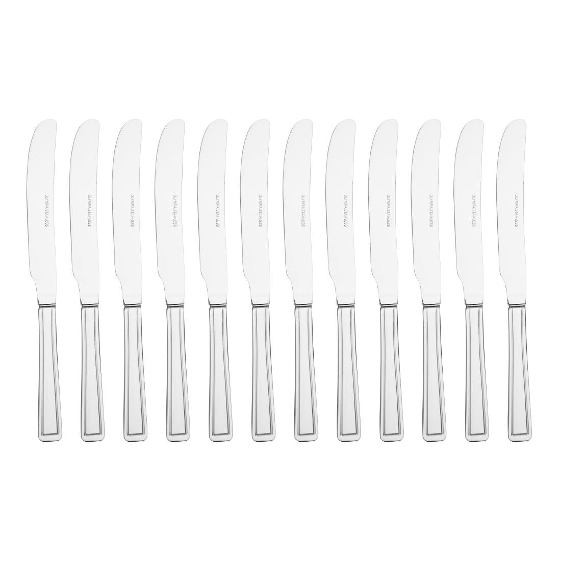 Couteau de table Olympia Harley manche plein (lot de 12) — D690