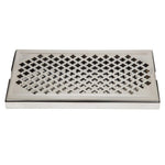Bac récepteur de bar inox Beaumont 300 x 150mm — D825