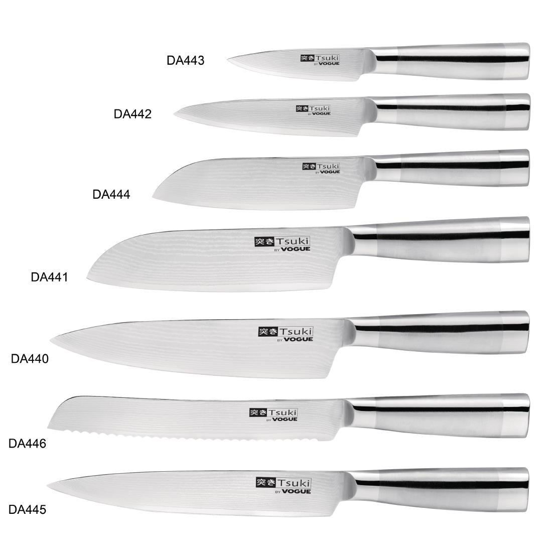 Couteau tout usage japonais Series 8 Vogue Tsuki 12,5cm — DA442