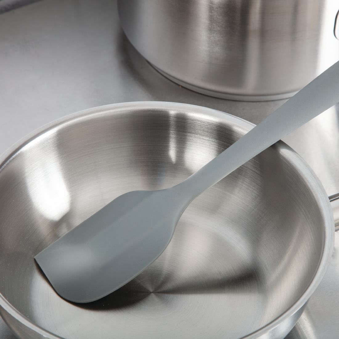 Grande spatule en silicone résistant à la chaleur Vogue grise 280mm — DA521