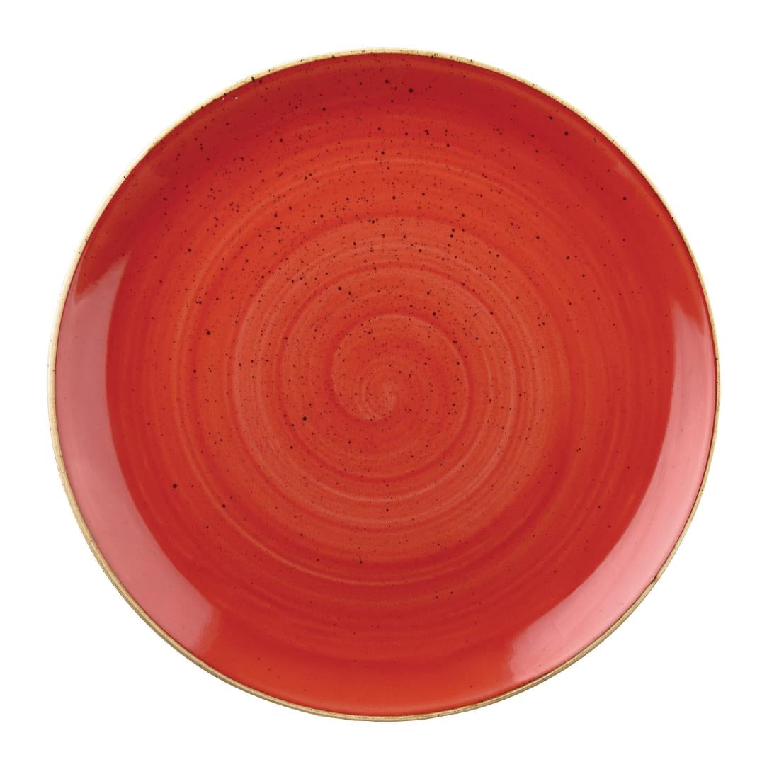 Assiettes rondes Churchill Stonecast Berry Red 165mm (Lot de 12) — DB063