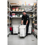 Bac à ingrédients mobile Cambro blanc 81L — DB125