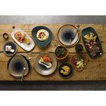 Assiettes rondes Churchill Stonecast Patina Rustic Teal 165mm (Lot de 12) — FA593