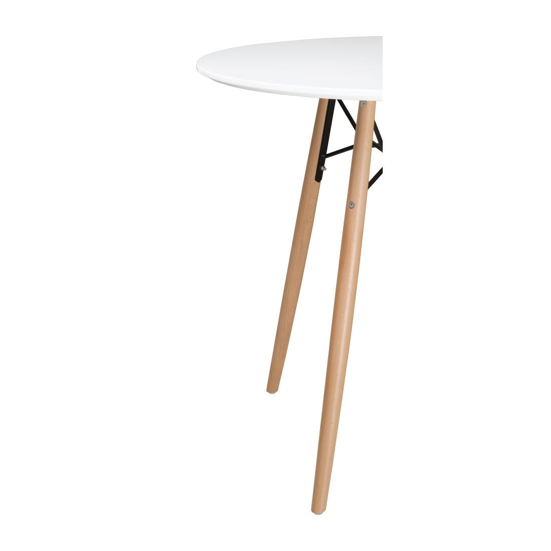 Table ronde blanche Bolero Arlo 798mm — DB218