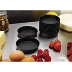 Moules à quiche Exoglass Matfer Bourgeat 100mm (lot de 12) — DB509
