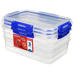 Boîtes alimentaires rectangulaires Sistema Klip It Plus 2L (lot de 3) — CH257
